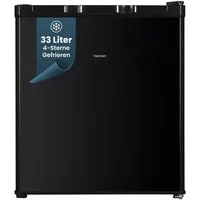 homeX Gefrierschrank FM1015-B, 51 cm hoch, 44 cm breit, Mini Gefriertruhe, Tiefkühlschrank klein, Gefrierbox, Freezer, 33 L