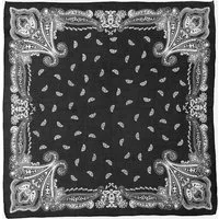 MayTree Seidentuch Baumwolle und Seide quadratisch 65x65cm, Bandana, (Stück), 70% Baumwolle, 30% Maulbeerseide mit handrolliertem Rand