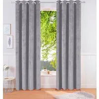 LeGer Home by Lena Gercke Gardine LADINA (1 St), Ösen, blickdicht, Polyester, blickdichter Vorhang, Samt Vorhang