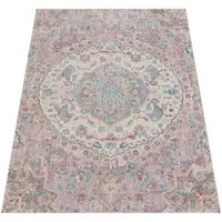 Paco Home Teppich Torres 271, rechteckig, Höhe: 8 mm, Kurzflor, Orient-Optik, Vintage Design, In- und Outdoor geeignet