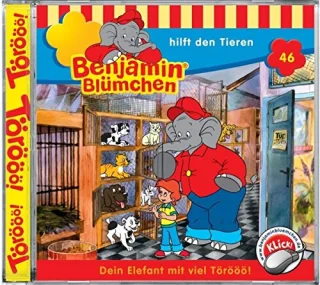 Benjamin Blümchen 46: ... hilft den Tieren [Audio CD] Benjamin Blümchen
