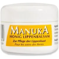 HC PRODUCTS Lippenbalsam Manuka Honig - natürliche Lippenpflege mit Bio-Bienenwachs, Pflegt trockene & spröde Lippen, spendet langanhaltende Feuchtigkeit