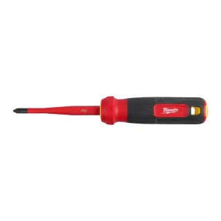 Milwaukee Multi-Bit Schrauberdreher 10 in 1 VDE geprüft mit10 isolierten Bits PH/PZ/TX/SL - 4932493657