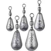 Zite Tropfenblei Set 5g-20g silber Grundangeln Blei Angelgewichte Aal Karpfen Zander, (5-St)