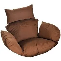 HOME DELUXE Auflagekissen Polyrattan Hängesessel CIELO Kissen, (1 St), Kissenbezug aus waschbaren Polyester