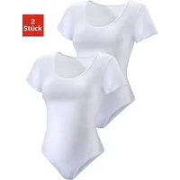 Vivance T-Shirt-Body (2er-Pack) aus elastischer Baumwoll-Qualität