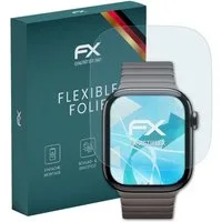 atFoliX Schutzfolie Displayschutzfolie für Apple Watch 42 mm Series 10, (3 Folien), Ultraklar und flexibel