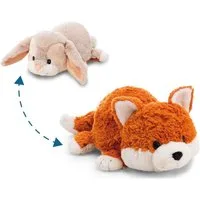 Nici Kuscheltier Twistimals, Hase & Fuchs, 25 cm, mit Wendefunktion 2in1