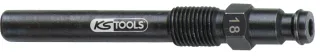 KS Tools Glühkerzen Adapter, M10x1,0 mit Außengewinde, Länge 75 mm - 150.3678