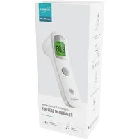 EUROPAPA Fieberthermometer Fieberthermometer für Baby Kinder Erwachsene, 1 x Fieberthermometer & 2 x AAA-Batterien im Lieferumfang enthalten, Stirnthermometer, Fieberalarm, °C/°F Schalter, 30-facher Messwertspeicher