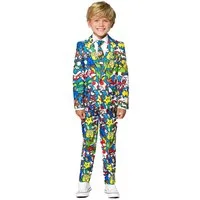 Opposuits Partyanzug Boys Super Mario, Geniale Bekleidung für kleine Gamer