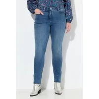 Ulla Popken 5-Pocket-Jeans Jeans Sarah Ziernähte schmales Bein Stretch