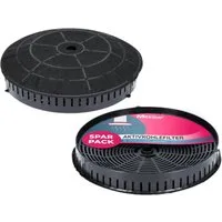 McFilter Aktivkohlefilter 2x Kohlefilter Filter passend für Elica CFC0038668, Typ57, Ikea Nyttig, FIL 440, Samsung DG81-02279A, AEG 4055171138, Whirlpool 484000008824