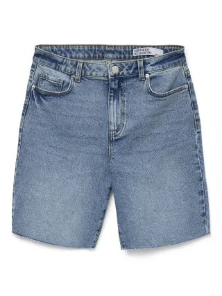 VERO MODA - VMCLEO HR LONG DNM SHORTS MIX NOOS Light Blue Denim - Gr. - M