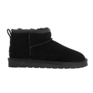 EverAu - "Finch Ultra Mini Classic" Stiefeletten für Damen, Wildleder (Schwarz)