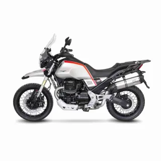 LeoVince Sport Auspuff LV ONE EVO Edelstahl Moto Guzzi V85 TT Bj.2019-2023 EURO-4/EURO-5 +ABE