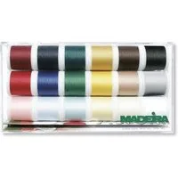 Madeira - Nähgarnbox Aerofil Allesnäher 18 Farben / 200 m Nähgarn, 200 m (Set, 18 Farben)