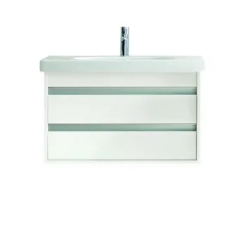 Duravit Ketho Waschtischunterbau wandhängend Weiß Hochglanz 800x455x480 mm - KT664702222 KT664702222