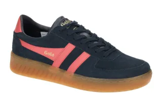 Gola CLA589EU Grand Slam Suede Damen Sneaker navy/coral/gum - Velourleder/Syn...