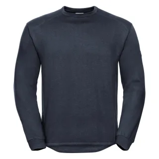 Russell Herren Rundhalsausschnitt Set In Sweatshirt Top (French Navy)