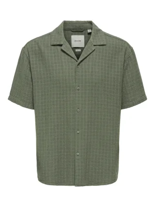ONLY&SONS - ONSLATHAM REG RESORT STRUC 0257 NOOS Dusty Olive - Gr. - M