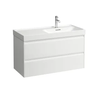 LAUFEN Waschtischunterschrank MEDA 448x984x515 2 Schubl integ. Griffl. f.WT H817117 weiß matt, H4217 H4217420112601