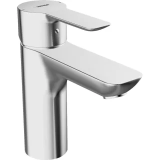 Hansa Waschtisch Armatur Hansaligna 06092203 chrom, mit Ablaufgarnitur, Ausladung 108 mm