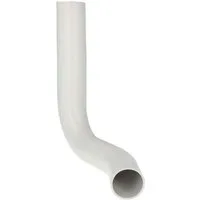 SANIT Spülrohr Spülbogen - versetzt - für WC-Spülkasten - PVC weiß, 80 mm rechts
