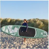 HOME DELUXE SUP-Board Stand Up Paddle Board MOANA, (mit Paddel, Pumpe & Transportrucksack), rutschfest & Single Layer Drop Stitch, Paddelboard, Paddling Board