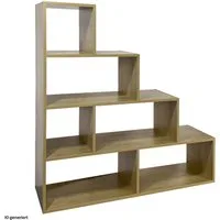 HTI-Living Bücherregal Bücherregal Thekla 11430, Stück, Stufenregal Raumteiler