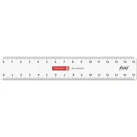 Baier Kindersitz Lineal Flexibles Lineal 15 cm glasklar, flexibel und unzerbrechlich