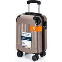 YONSLY Hartschalen-Trolley Hartschalen-Reisekoffer Trolley Rollkoffer in S/M/L/XL Größen, 4 Rollen, mit 360°-Lenkrollen, Zahlenschloss und mehrstufigem Teleskopgriff