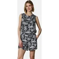 Ragwear Jumpsuit Zella schicker, kurzer Damen Overall mit floralem Print