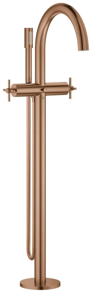 GROHE 2-Griff-Wannenarmatur Atrio 25272 FMS Bodenmont. Kreuz-Gr. warm sunset gb, 25272DL0 25272DL0