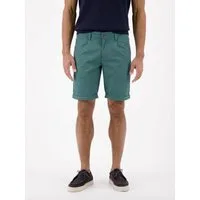 LERROS Chinoshorts mit Bindeband und Aufschlag am Bein