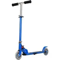COSTWAY Scooter Kinder Cityroller, Aluminium, höhenverstellbar, klappbar, mit 2 LED Räder