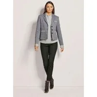 MADELEINE Kurzblazer Eleganter Jerseyblazer in Kurzform Uni-Design mit Reverskragen für einen stilvollen Auftritt