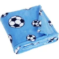 Babydecke Fleece-Decke Fußball, Playshoes
