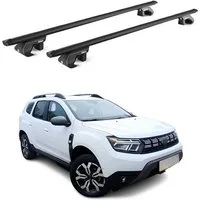 OMAC Dachträger Dachträger Grundtäger für Dacia Duster mk3 2024-2025 90kg Alu 2x ABE (2-St), Wasserbeständig,Abnehmbar,Multifunktional,Leichtgewichtig
