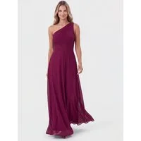 Apart Chiffonkleid mit One-Shoulder-Design
