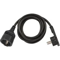 Brennenstuhl H05VV-F3G1,5, 2 m Verlängerungskabel, Typ EF (Konturenstecker) (200 cm)