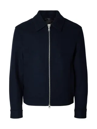 selected men - SLMPHILIP WOOL BLEND JKT NOOS Sky Captain - Gr. - L