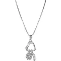 trendor Kette mit Anhänger Glück & Liebe 925 Silber