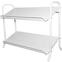 SCHULTE Regalwelt Kastenständer für bis zu 6 Kisten, 74,5x95x40 cm (HxBxT), Traglast pro Ebene 60 Kg
