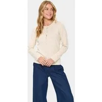 Saint Tropez Strickjacke A8661, MilaSZ R-Neck Cardigan Viskosemischung, Classic fit
