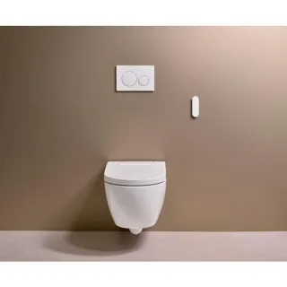 Geberit AquaClean Alba Dusch-WC 146350011 weiß KeraTect, spülrandlos, Komplettanlage