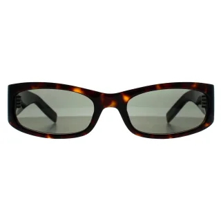Saint Laurent Rectangle Womens Dark Spotted Havana Grey SL M152