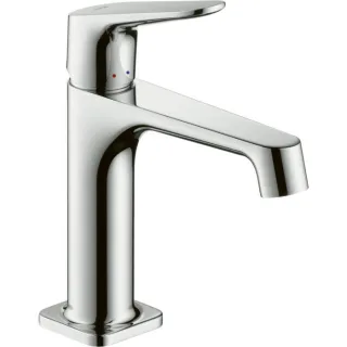 hansgrohe Axor Citterio M 100 Waschtischarmatur 34017000 Ausladung 128mm, unverschließbare Ablaufgarnitur, chrom