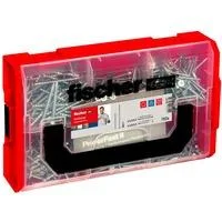 FixTainer PowerFast II Senkkopf PZ, Schrauben-Set 702 Teile, Teil- und Vollgewinde, verzinkt