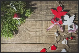 Fussmatte Weihnachten 6353 | Größe: 60 cm x 45 cm